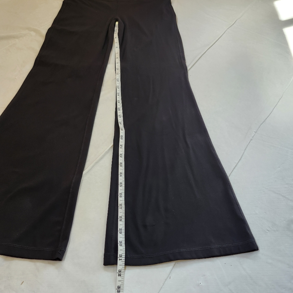 Athleta Size Large Women's Black Flared Pants - Picture 4 of 8
